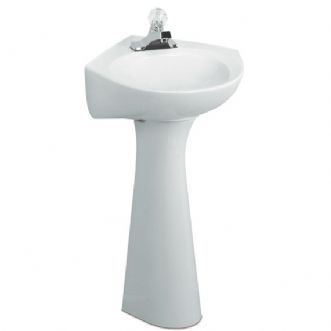 Eljer Cornice Pedestal Lavatory 4 Centers Product Detail