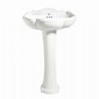 Darrow Classic Pedestal Sink - 4" Centers