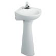 Cornice Pedestal Lavatory - 4" Centers